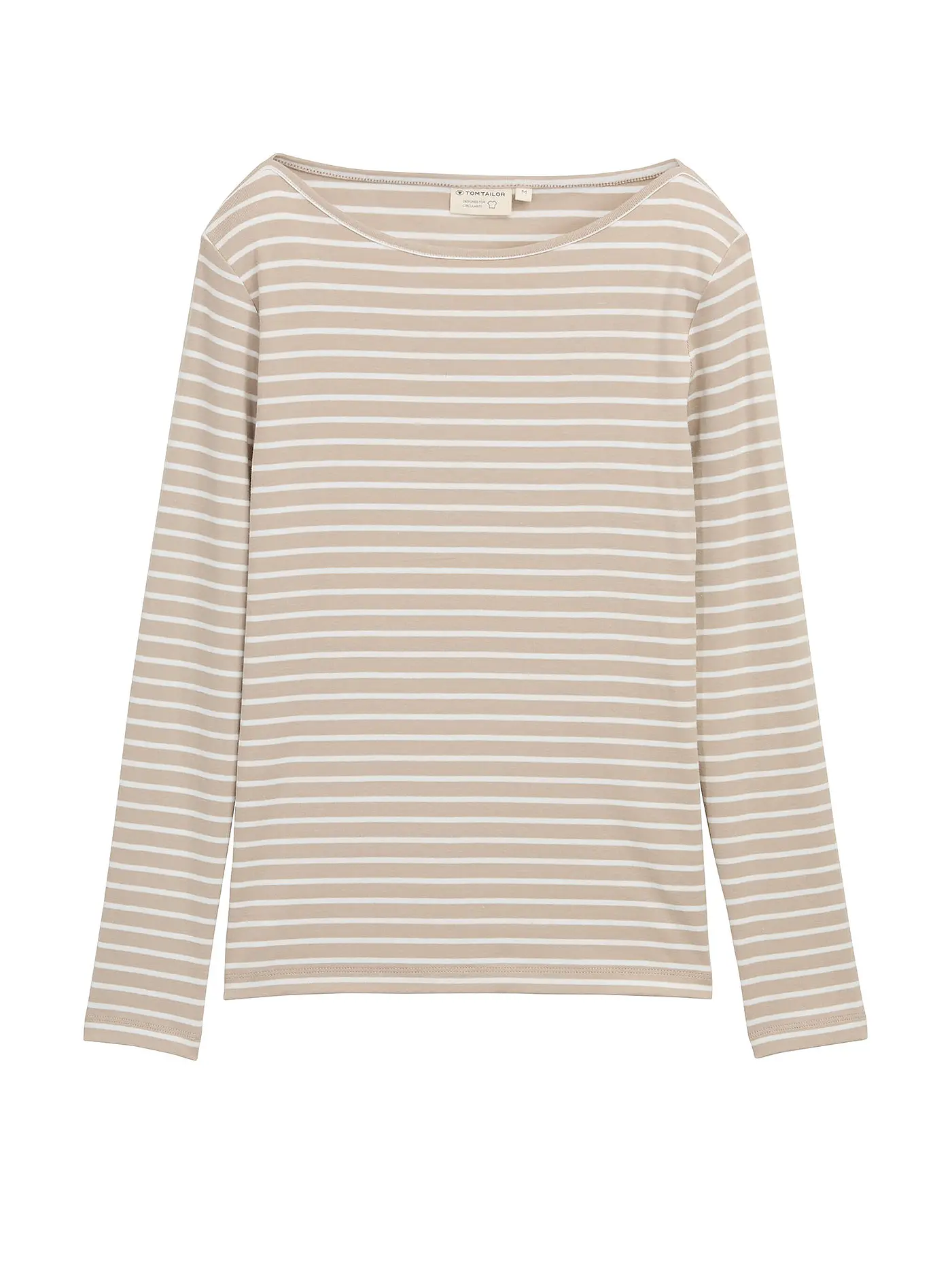 TOM TAILOR | Langarmshirt | beige